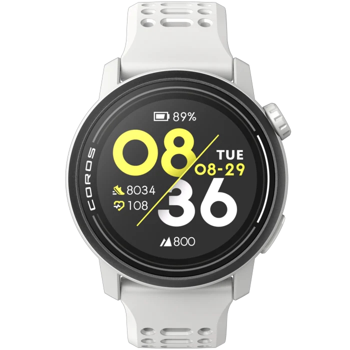 Montre Coros PACE 3 Silicone GPS Sport France Blanche | CWX-9736930